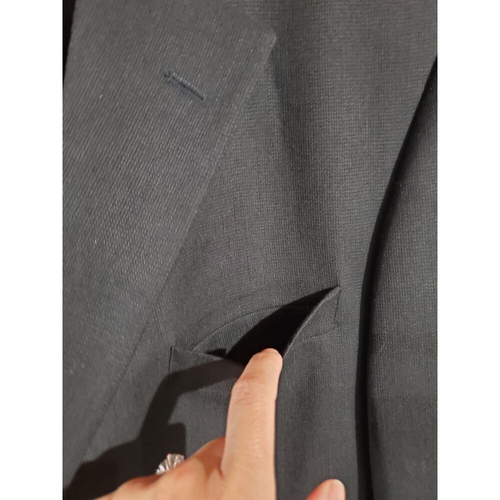 Pronto Uomo Vintage Mens Worsted Wool Blazer Sportcoat Jacket Size 42 Tall - Picture 5 of 13